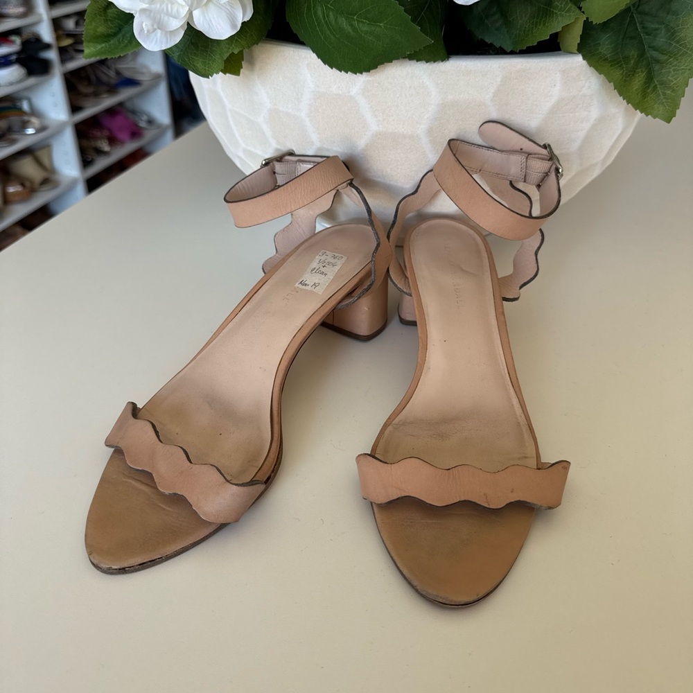 Loeffler Randall Neutral Block Heel Sandal